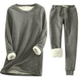 thumbnail image 1 of Gkeoshab Sweater Dress Tracksuit Sweatsuit Sweatshirt and Sweatpant for Women Men 2 Piece Sets Pullover Sweater Dark Gray L, 1 of 4