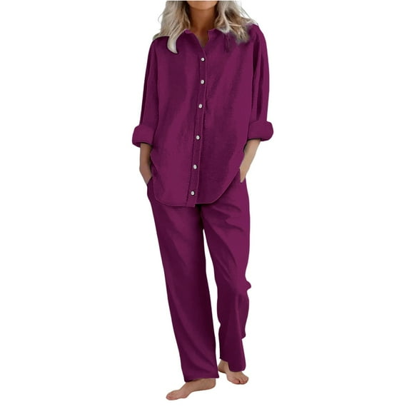 Gkeoshab Sweater Dress Tracksuit Sweatsuit Sweatshirt and Sweatpant for Women Men 2 Piece Sets Pullover Sweater Purple XXXXXL