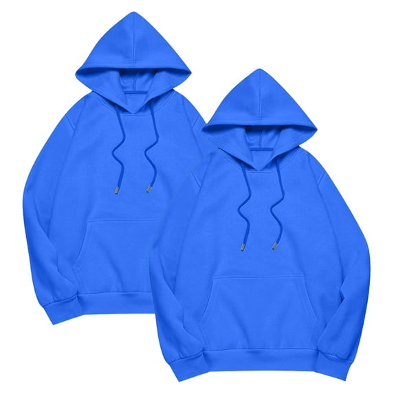 Gkeoshab Sweaters for Women Hoodies for Women Oversized Sweatshirts Fall Fashion Outfits 2025 Casual Sweaters Tops Fleece Workout Winter Clothes Dark Blue L
