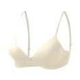 thumbnail image 1 of Gkeoshab Women's Bras Women Printed Soft Wireless Bra High Support Bralette Comfortable & Breathable White M, 1 of 4
