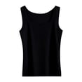thumbnail image 1 of Gkeoshab Women's Sleeveless Thermal Tank Top Seamless Slim Fit Base Layer Fall Spring Warmth Black XXL, 1 of 3
