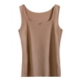 thumbnail image 1 of Gkeoshab Women's Sleeveless Thermal Tank Top Seamless Slim Fit Base Layer Fall Spring Warmth Coffee L, 1 of 3
