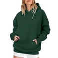 thumbnail image 1 of Gkeoshab Womens Christmas Sweatshirt Women's Drop Shoulder Hooded Sweatshirt Without Drawstring Style, Extended Size Range with New Colors for a Relaxed Comfortable Fit and Modern Casual Style, 1 of 7