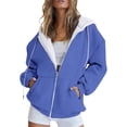 thumbnail image 1 of Gkeoshab Womens Sweaters Womens Oversized Hoodies Fleece Sweatshirts Fall Fashion 2026 Pullover Sweaters Winter Clothes C L, 1 of 4