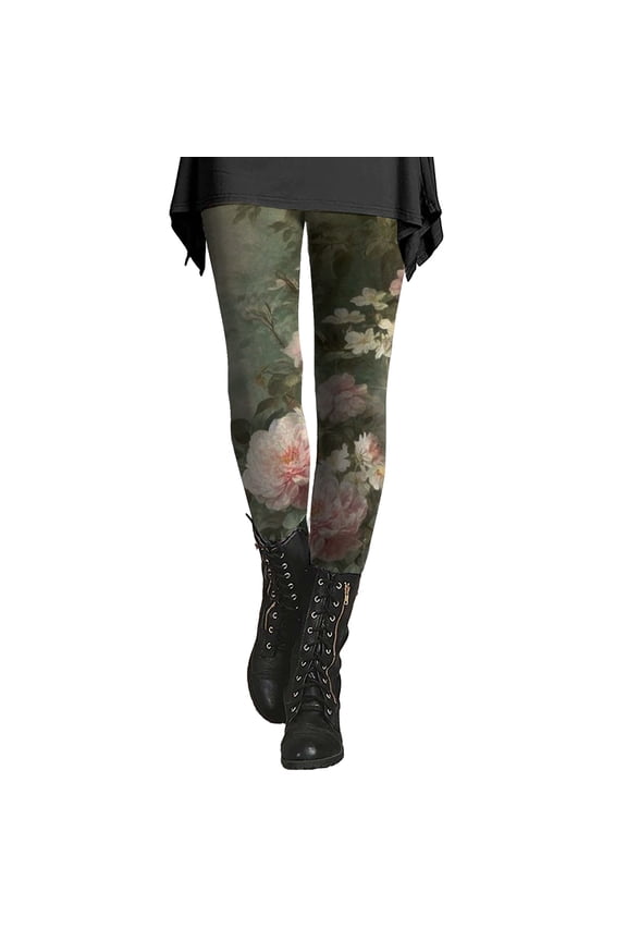 Yoga Pants Women Milk Silk Grinding Printed Pants for Women Slimming Ethnic Style Base Layer Trousers Pink XXXXXL