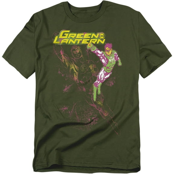 Gl Lantern Spray Mens Short Sleeve Shirt