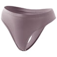 thumbnail image 1 of GlTpooo Seamless Thongs for Women Plus Size Tummy Control Thongs Cotton Soft Stretch Thong Panties Underwear Gray 3XL, 1 of 3
