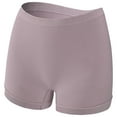 thumbnail image 1 of GlTpooo Women's Plus Size Boxer Briefs Cotton Boyshorts Seamless Stretchy High Waisted Panties Underwear Bottom Gray 4XL, 1 of 3
