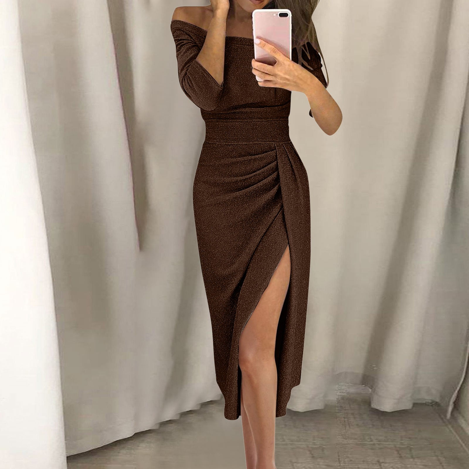 GlTpooo Womens Wedding Guest Dress 2024 Graduation Cocktail Dresses