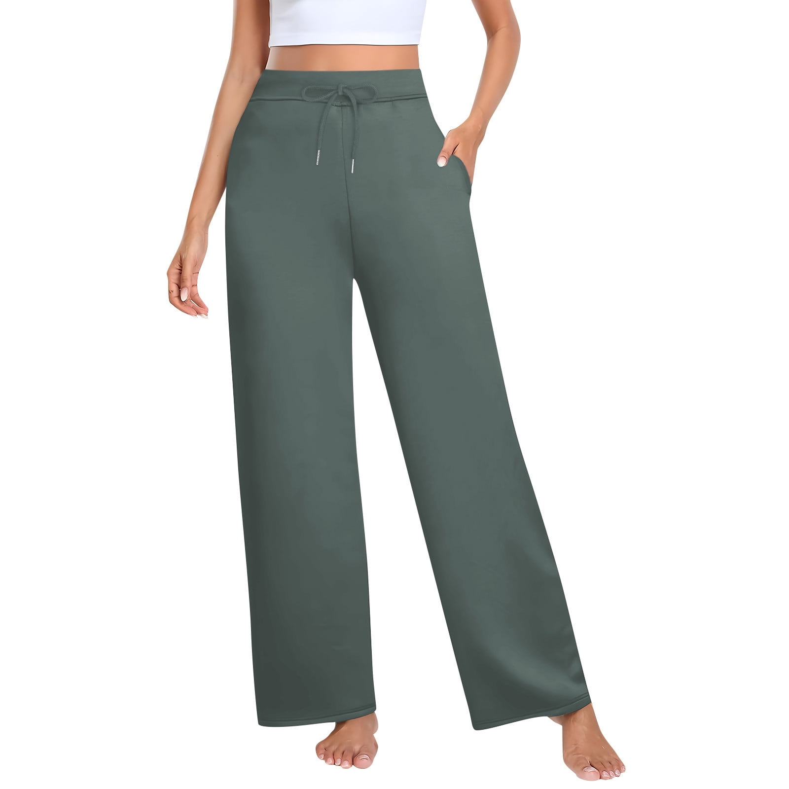 GlTpooo Womens Yoga Pants Wide Leg Pants for Women Women's Wide Leg ...
