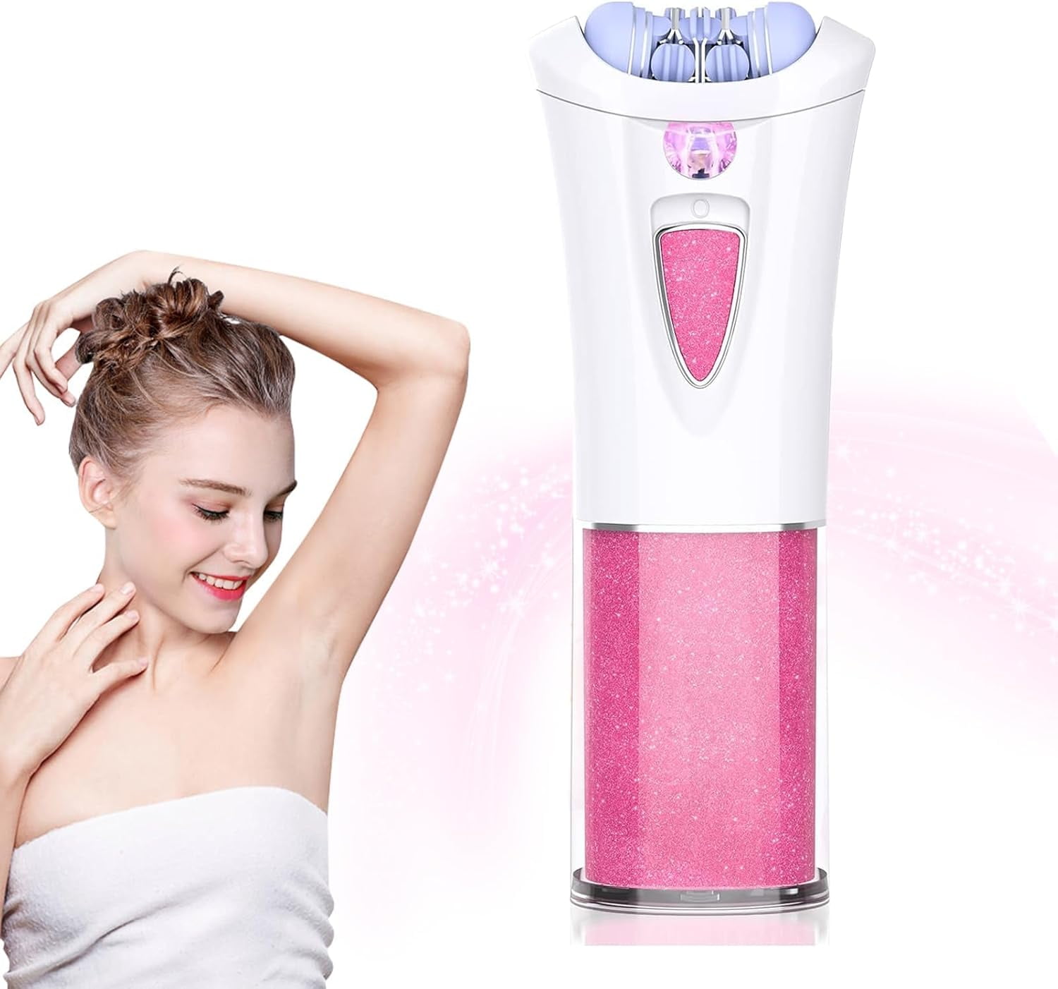 Epilator for Women, Portable Electric Hair Remover, Cordless Epilator for Women, Portable Electric Hair Remover, Cordless