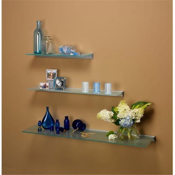Glace Clear Glass Shelf, 12 x 36 in.