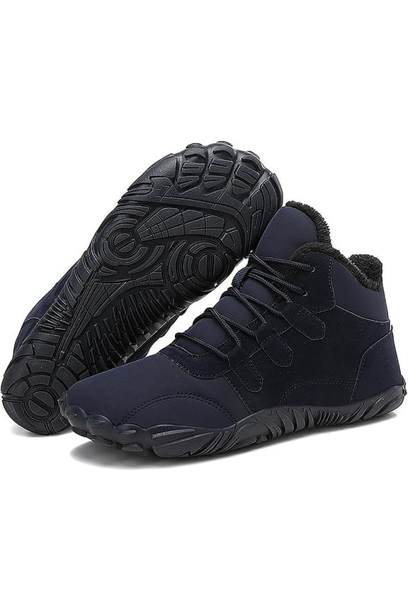 Glacia Barefoot Shoes, Winter Barefoot Shoes Women Men, Grounded Winter Footwear Wide Toe Highly Elastic Non-Slip