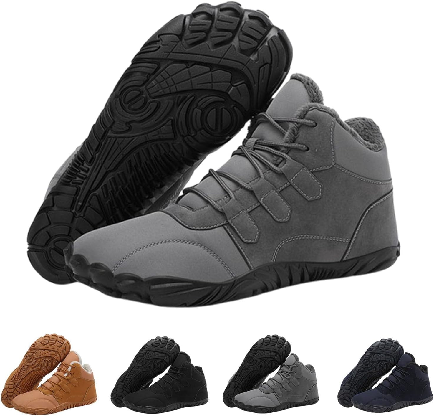 Glacia Barefoot Shoes for Men Women Winter, 2025 Wide Toe Warm Nonslip — free download