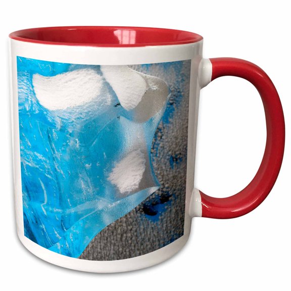 3drose, Glacial Cave - Vatnajoekull Np, Iceland., 11oz Two-tone Red Mug
