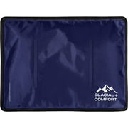 Glacial Comfort Gel Ice Pack Hot & Cold Compress for Injury & Pain Relief, Large (15" x 11")