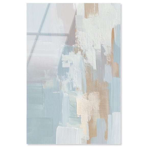 Glacial Patina Flow II Acrylic Print Calming Wall Art by Art Remedy, Ready to Hang, 30 x 45