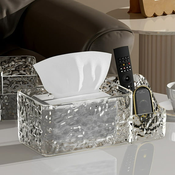 Glacial Tissue Box Living Room Coffee Table Multifunctional Storage Box For Household Water Tissue Pumping