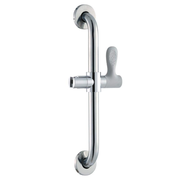 Glacier Bay 18 In Grab Bar with Handshower Holder