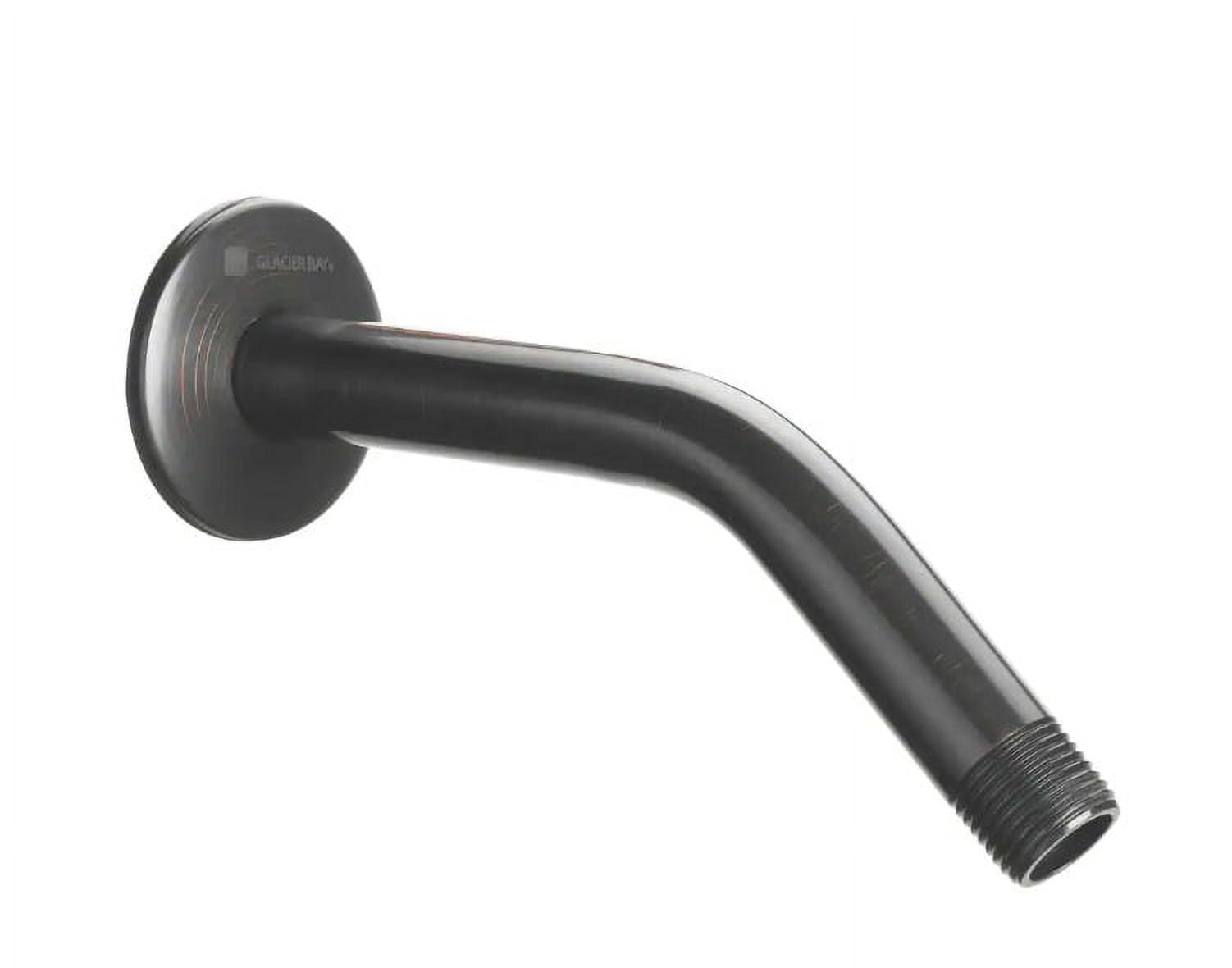 Glacier Bay 8 in. Shower Arm and Flange in Oil Rubbed Bronze