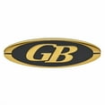 thumbnail image 1 of Glacier Bay Boat Emblem Decal Sticker | 7 7/8 x 2 1/2 Inch Gold Black, 1 of 3