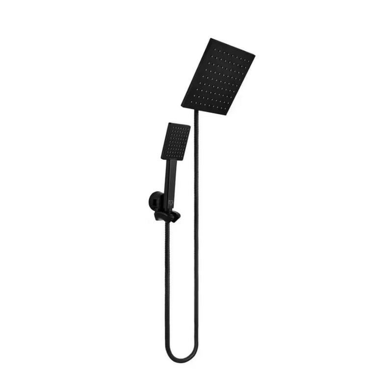 1-Spray Patterns 1.8 GPM 10 in. Dual Shower Head and Handheld Shower Head with Body Spray in Matte Black 1-Spray Patterns 1.8 GPM 10 in. Dual Shower Head and Handheld Shower Head with Body Spray in Matte Black