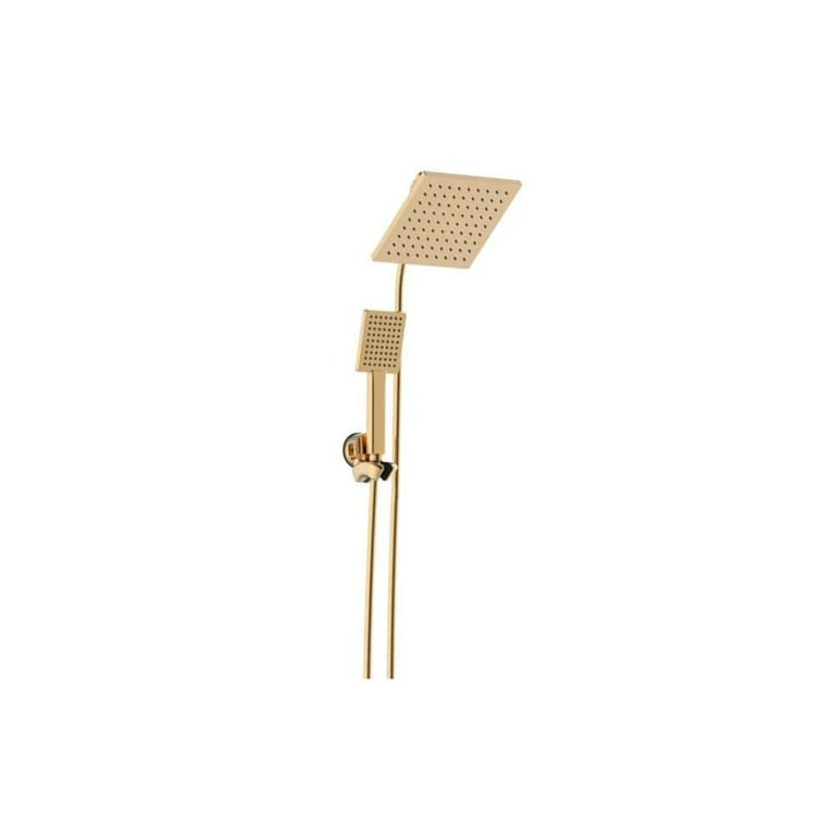 1-Spray 7.9 in. Single Wall Mount Body spray Fixed Rain Shower Head in Chrome 1-Spray 7.9 in. Single Wall Mount Body spray Fixed Rain Shower Head in Chrome