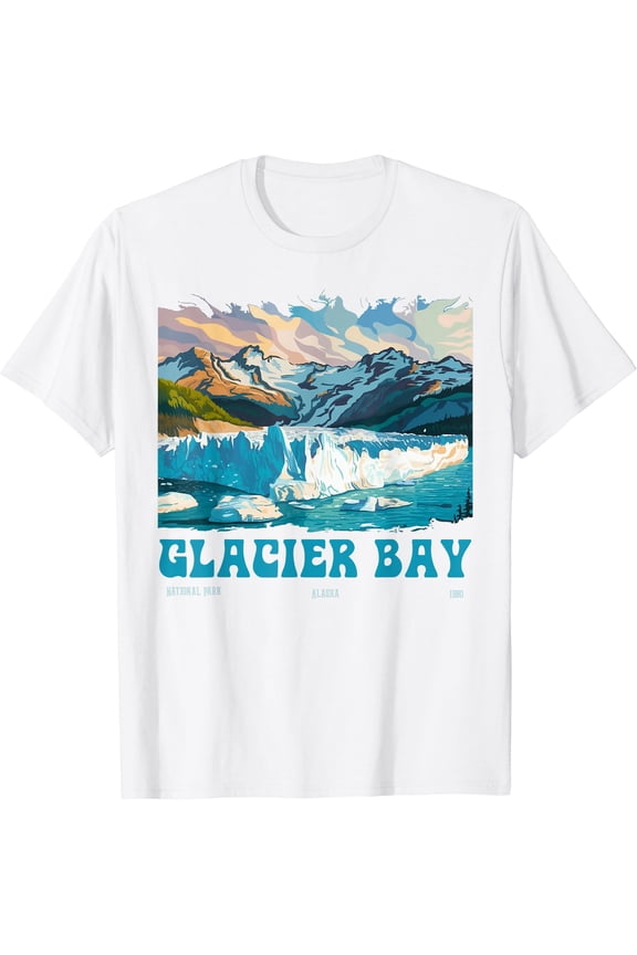 Glacier Bay National Park Alaska Margerie Glacier Men Women T-Shirt