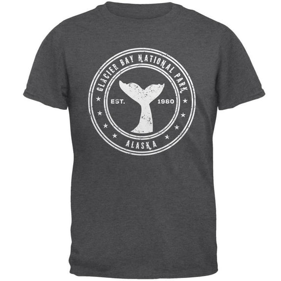 Glacier Bay National Park Mens T Shirt Dark Heather SM