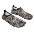 thumbnail image 1 of Glacier Black And Gray Cheetah Print Water Shoes Beach Slip-on Shoes for Men Women Swim Pool Yoga Surfing Sneakers Quick-Dry Sports Barefoot Shoes, 1 of 5