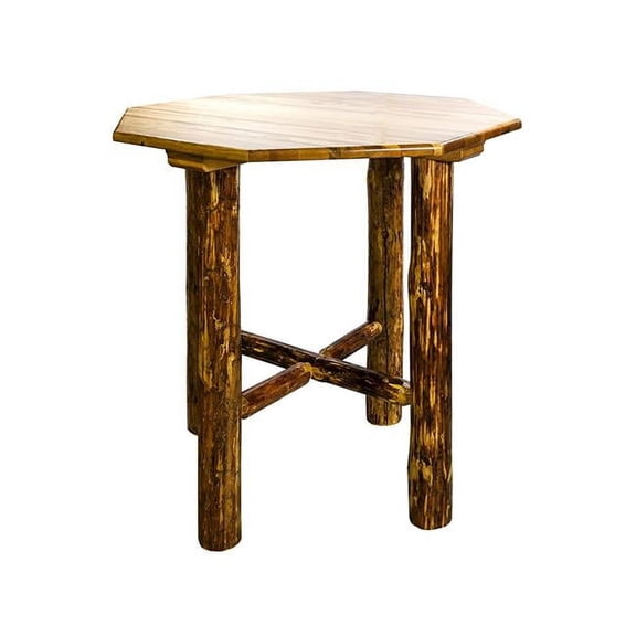 Glacier Country Bistro Table, Stained & Lacquered