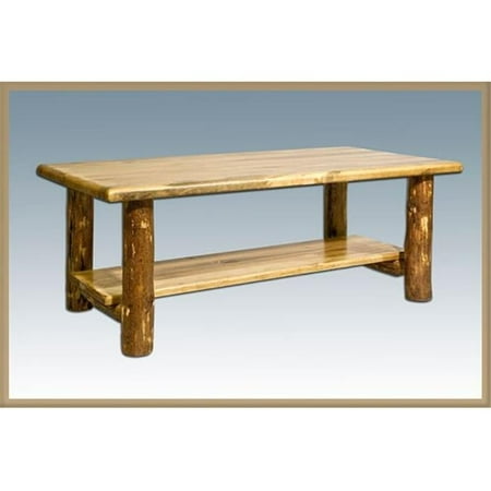 Glacier Country Coffee Table with Shelf