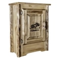 thumbnail image 1 of Glacier Country Collection Accent Cabinet w/ Laser Engraved Moose Design, Left Hinged, 1 of 10