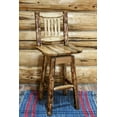 thumbnail image 1 of Glacier Country Collection Barstool w/ Back & Swivel, 1 of 5