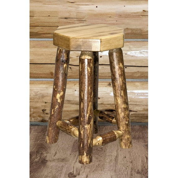 Glacier Country Collection Counter Height Backless Barstool
