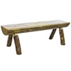 Rustic Barn Wood Bench - Walmart.com