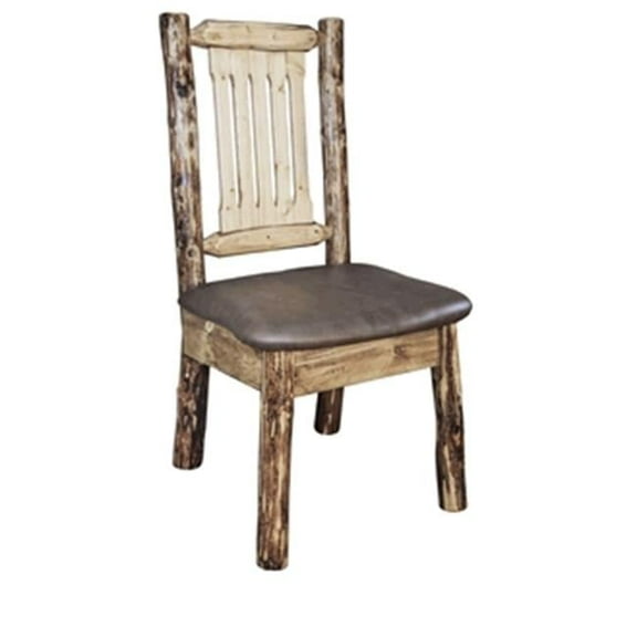 Glacier Country Collection Side Chair, Saddle Pattern