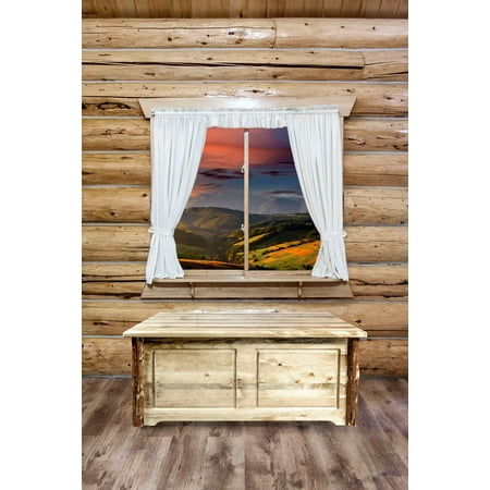 Glacier Country Collection Small Blanket Chest