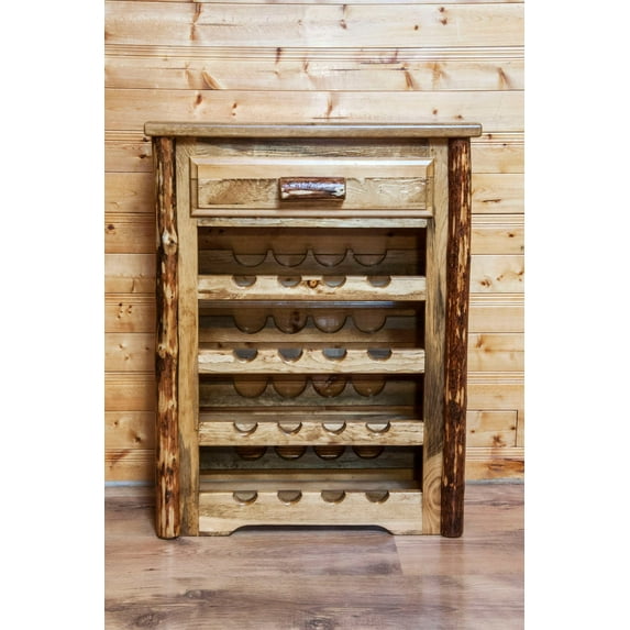 Glacier Country Collection Wine Cabinet
