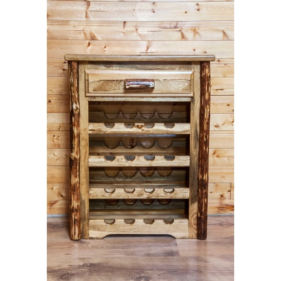 Glacier Country Collection Wine Cabinet