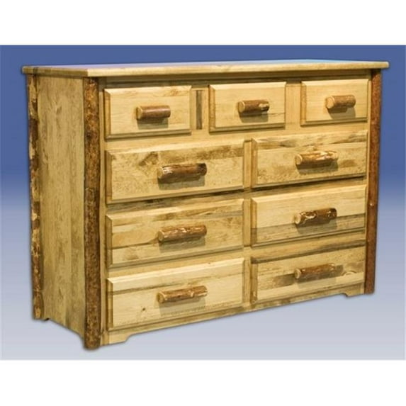 Glacier Country Dresser With 9 Drawers