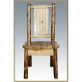 thumbnail image 1 of Glacier Country Side Chair with Laser Engraved Wolf Design, 1 of 1