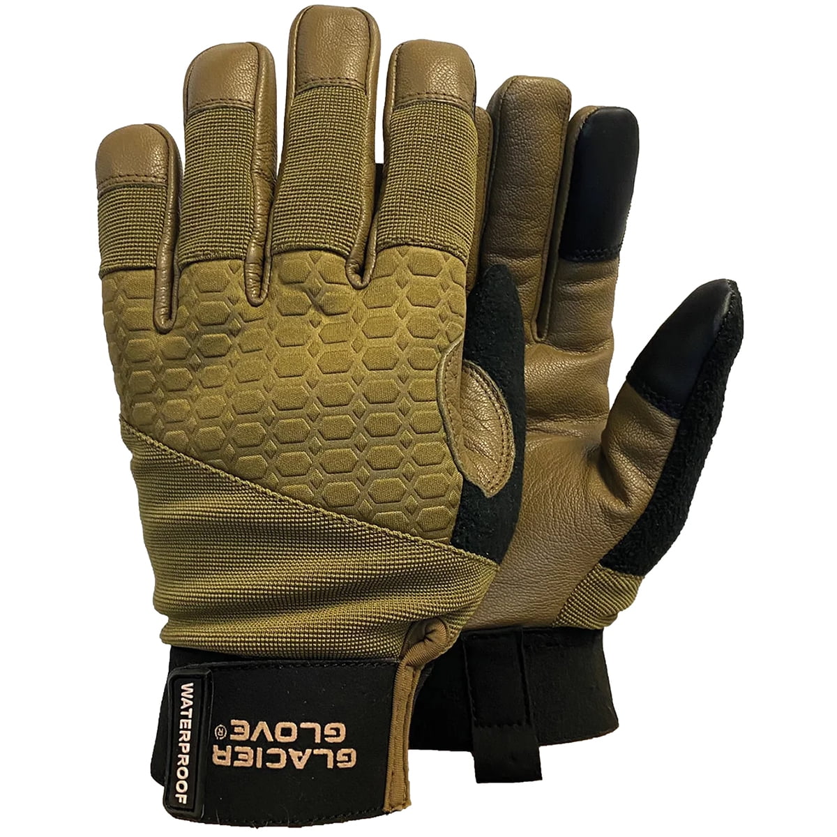 Glacier Glove 2023 Alaska Pro Full Finger Waterproof Gloves - Small -  Coyote 