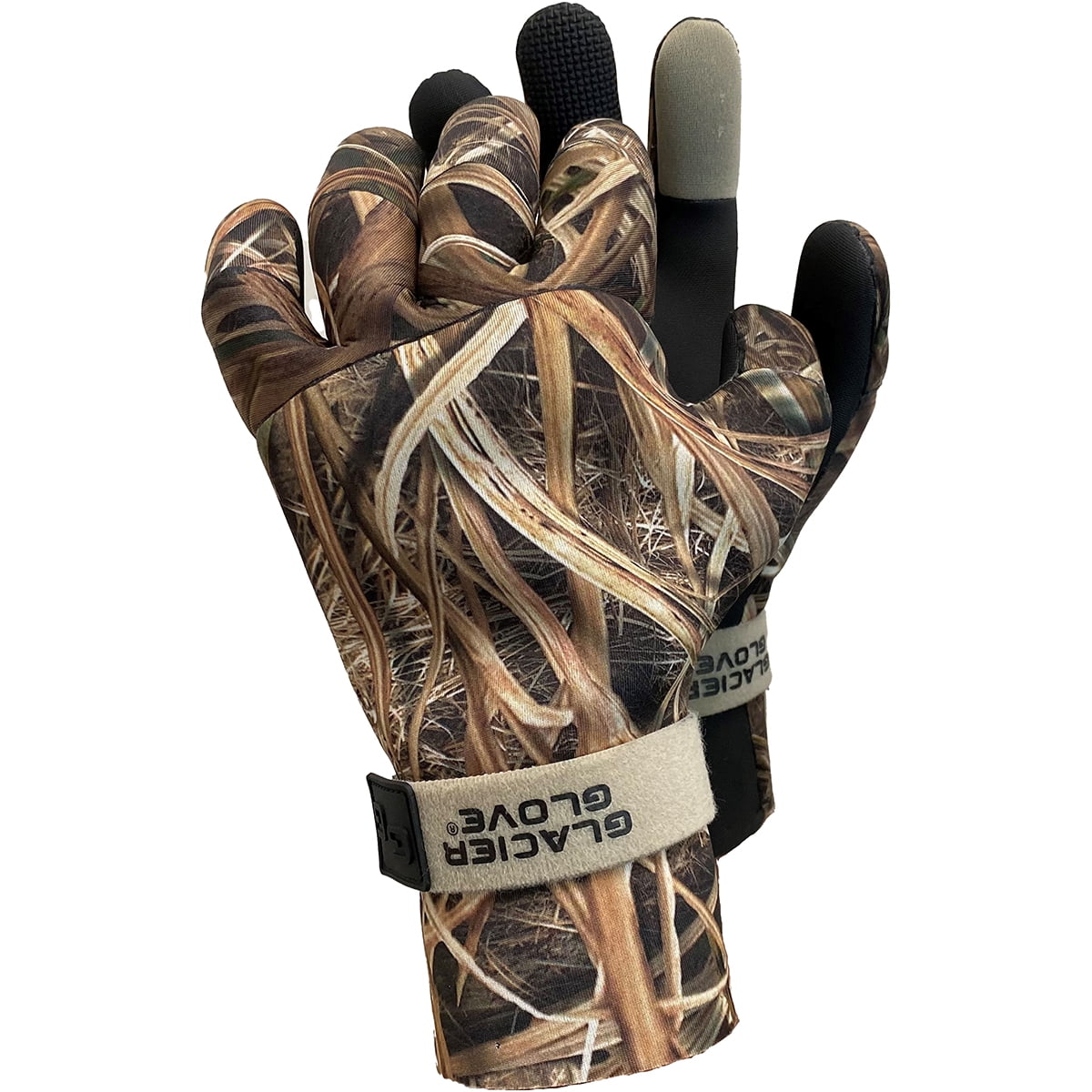 Glacier Glove Pro Waterfowler Gloves - Medium - Mossy Oak Shadowgrass Blades