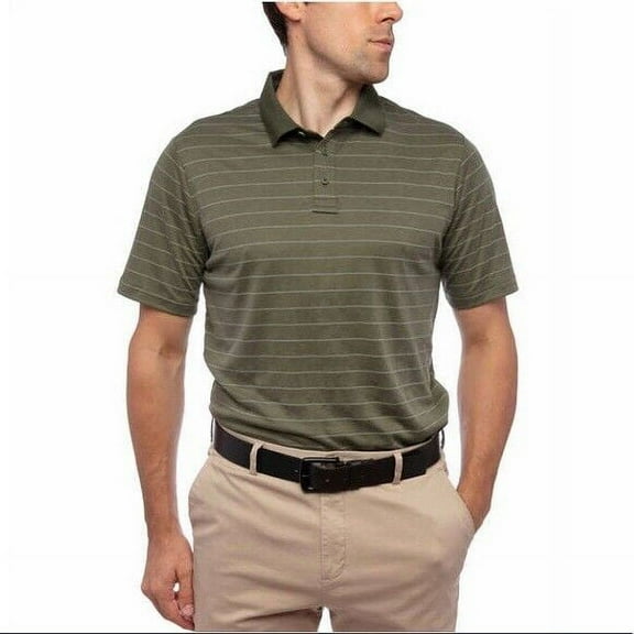 Glacier Men's Soft Comfort Cotton Blend Polo Shirts (XL, Green)