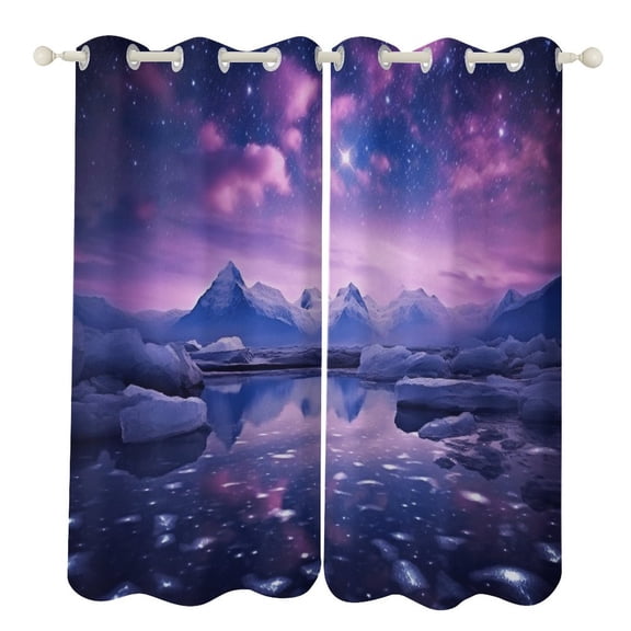 Glacier Modern Window for Living Room Curtains for Child Bedroom Kitchen Decor Blinds Drapes