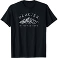 thumbnail image 1 of Glacier National Park Montana Women Men Hiking Souvenir T-Shirt Size S-5XL, 1 of 5