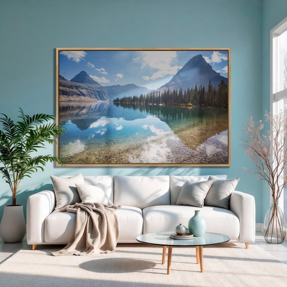 Glacier National Park Poster, Montana Landscape Wall Art UNFRAMED Poster, 8x12