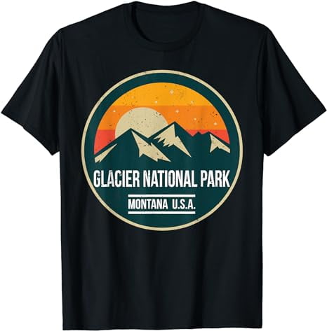 Glacier National Park Tshirt - Walmart.com