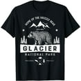 thumbnail image 1 of Glacier National Park Vintage Montana Bear Unisex T-Shirt for Men Women Kids Toddler, 1 of 5